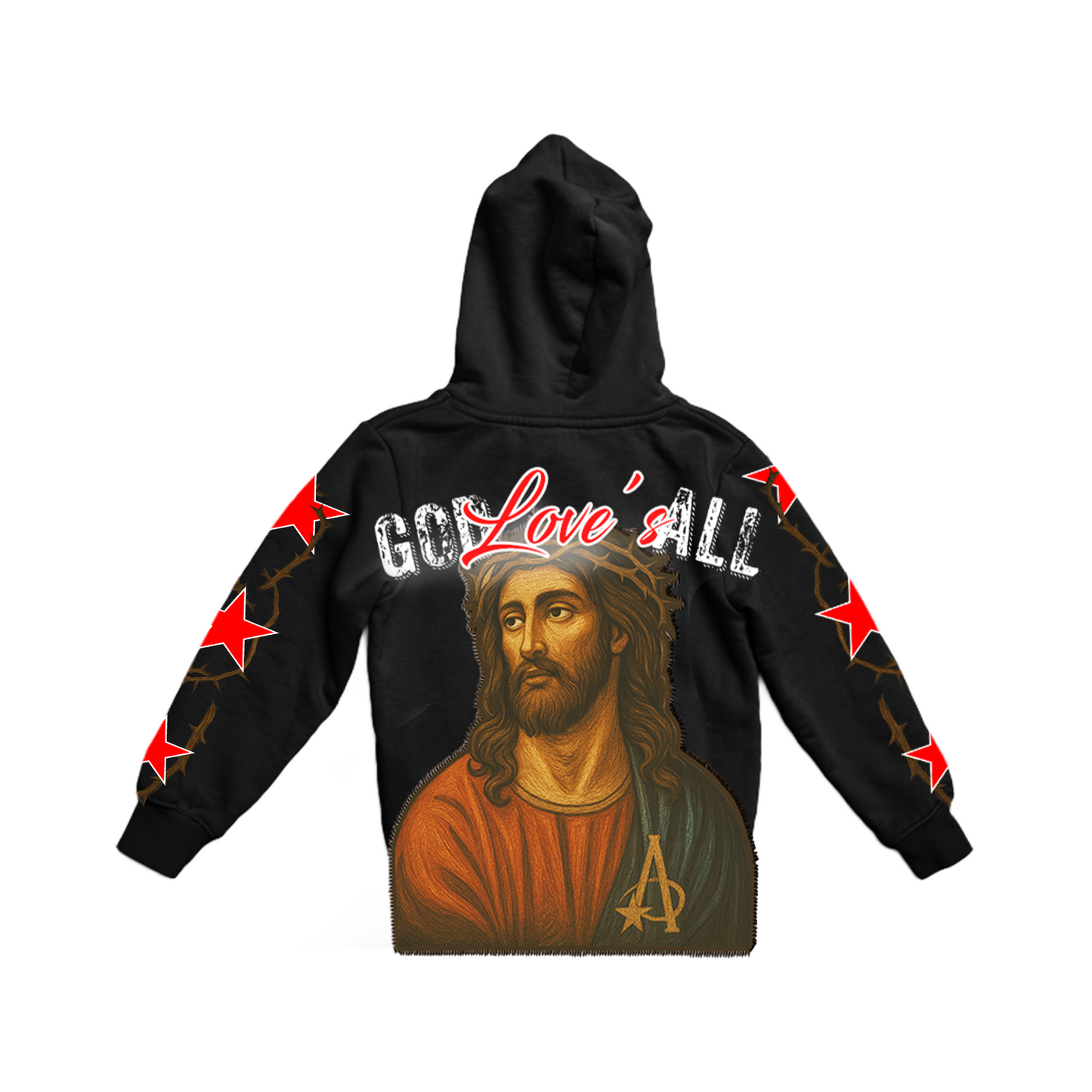 BLACK "GOD LOVE'S ALL" HOODIE COLLECTION **LIMITED EDITION**