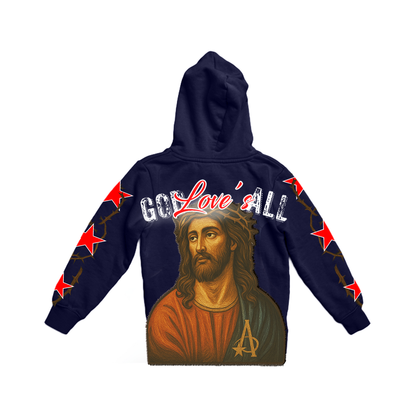 NAVY BLUE "GOD LOVE'S ALL" HOODIE COLLECTION **LIMITED EDITION**