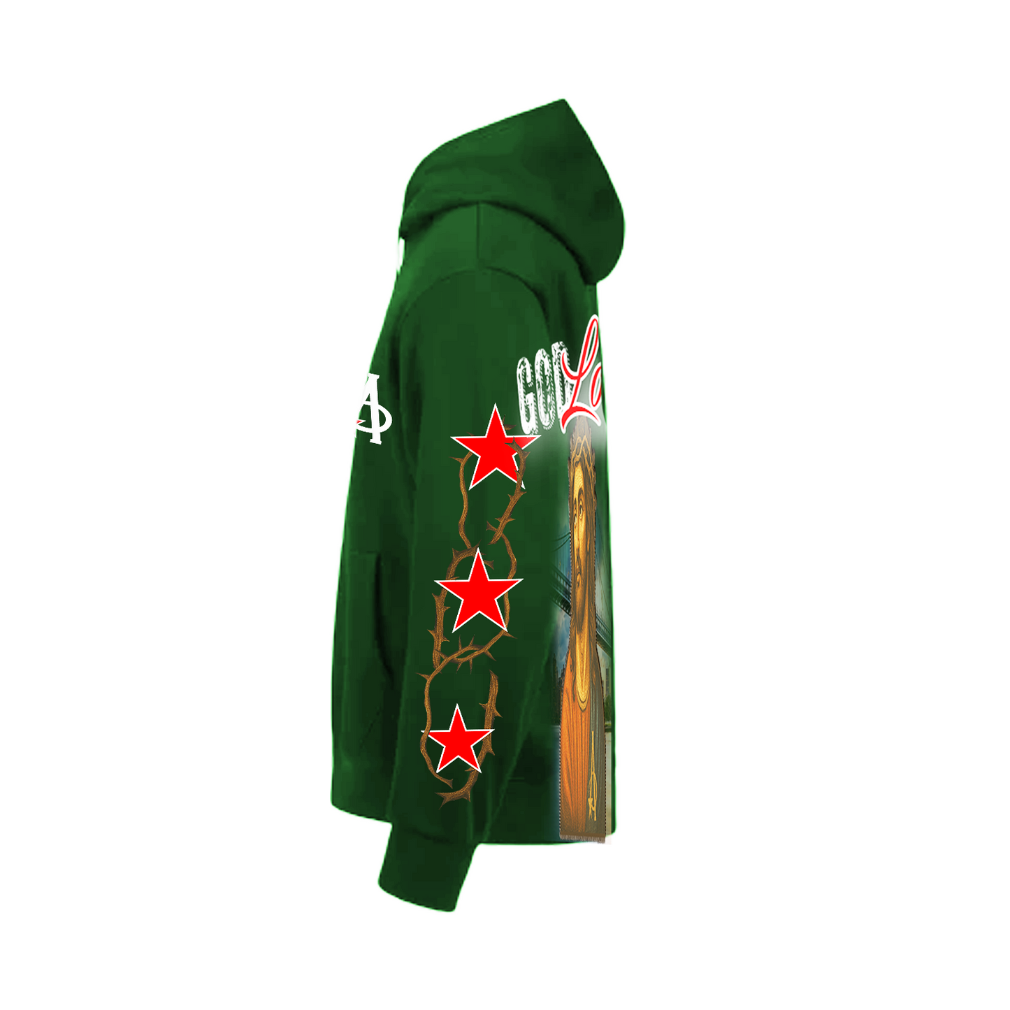 GREEN "GOD LOVE'S ALL" HOODIE COLLECTION **LIMITED EDITION**