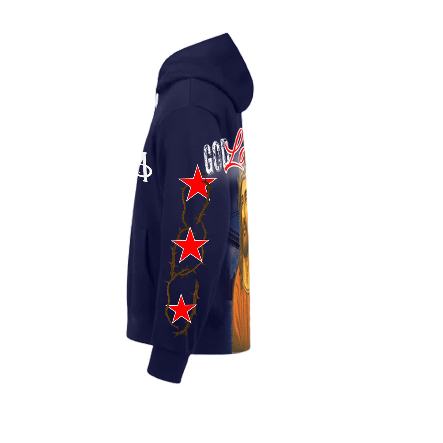 NAVY BLUE "GOD LOVE'S ALL" HOODIE COLLECTION **LIMITED EDITION**