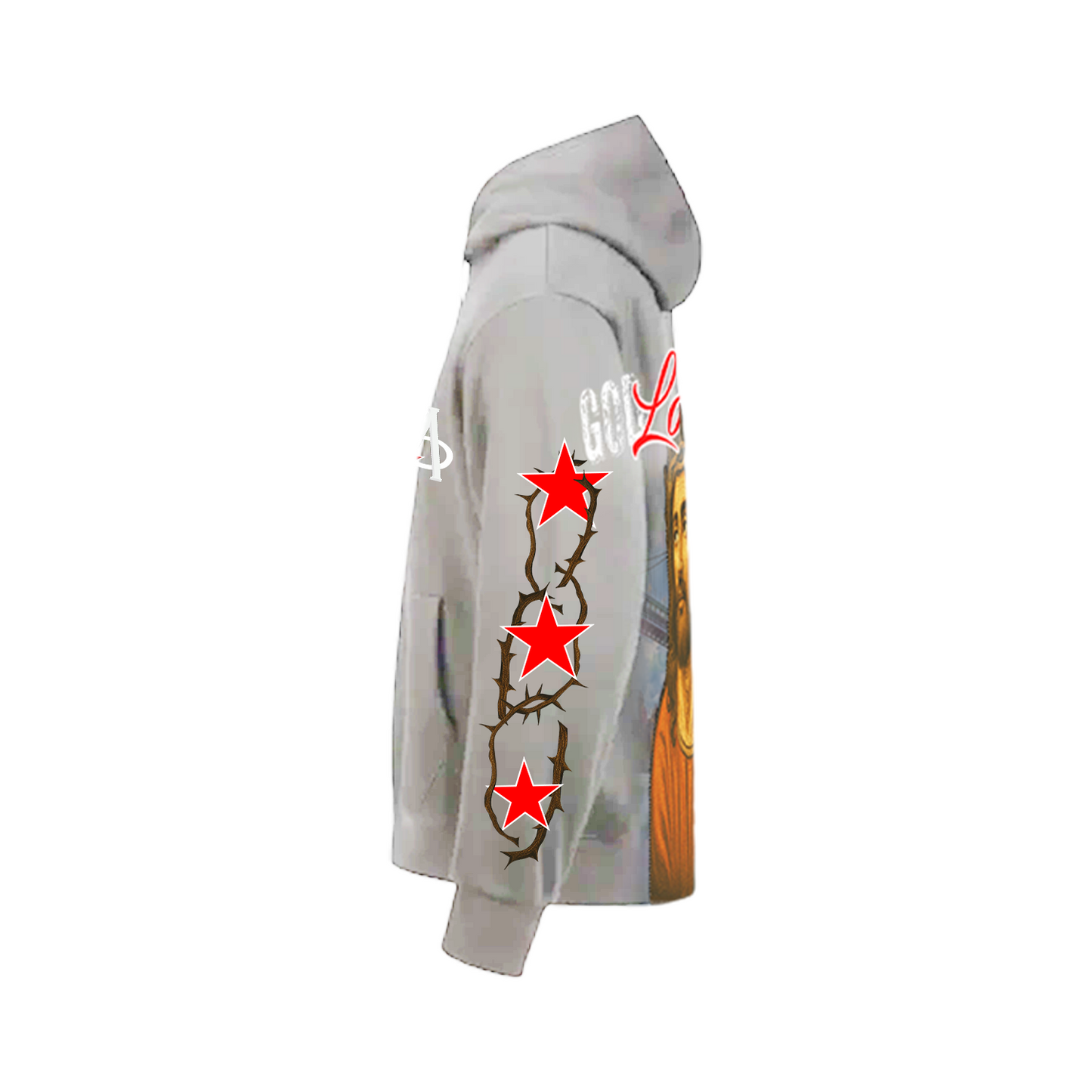 GREY "GOD LOVE'S ALL" HOODIE COLLECTION **LIMITED EDITION**