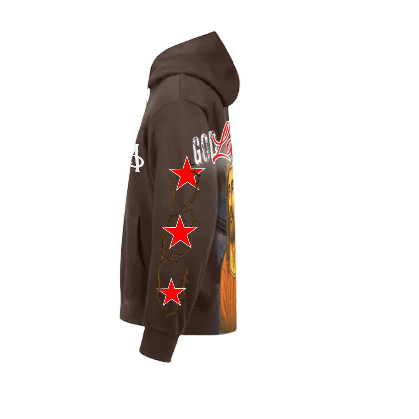 BROWN "GOD LOVE'S ALL" HOODIE COLLECTION **LIMITED EDITION**