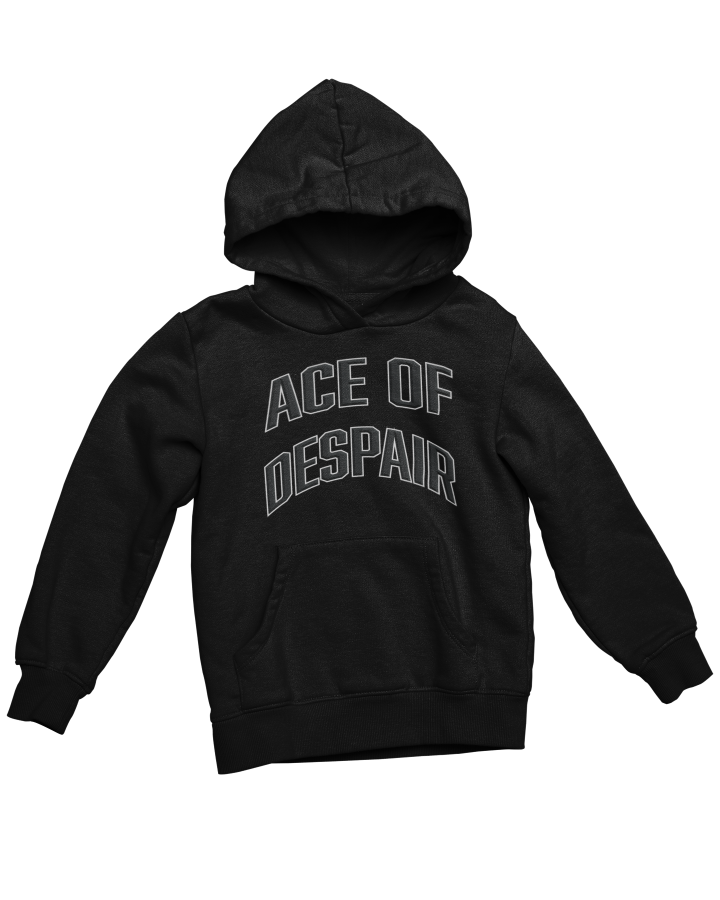 Black/ Black - Ace Of Despair Shooting Star Hoodies