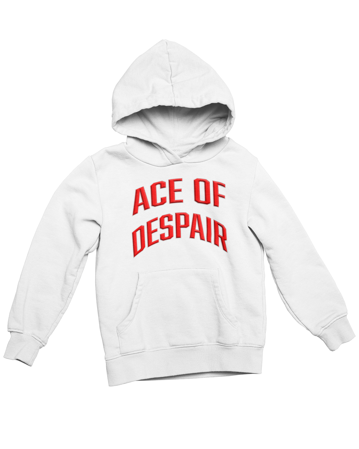 White/ Red- Ace Of Despair Shooting Star Hoodies