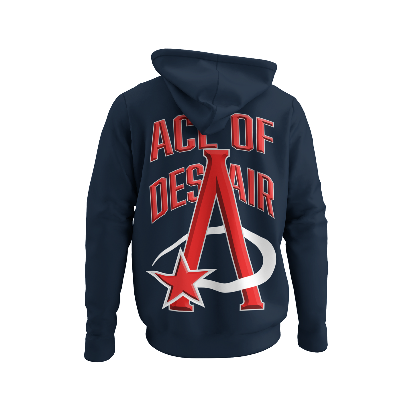 Blue/ Red - AOD Shooting Star Hoodies
