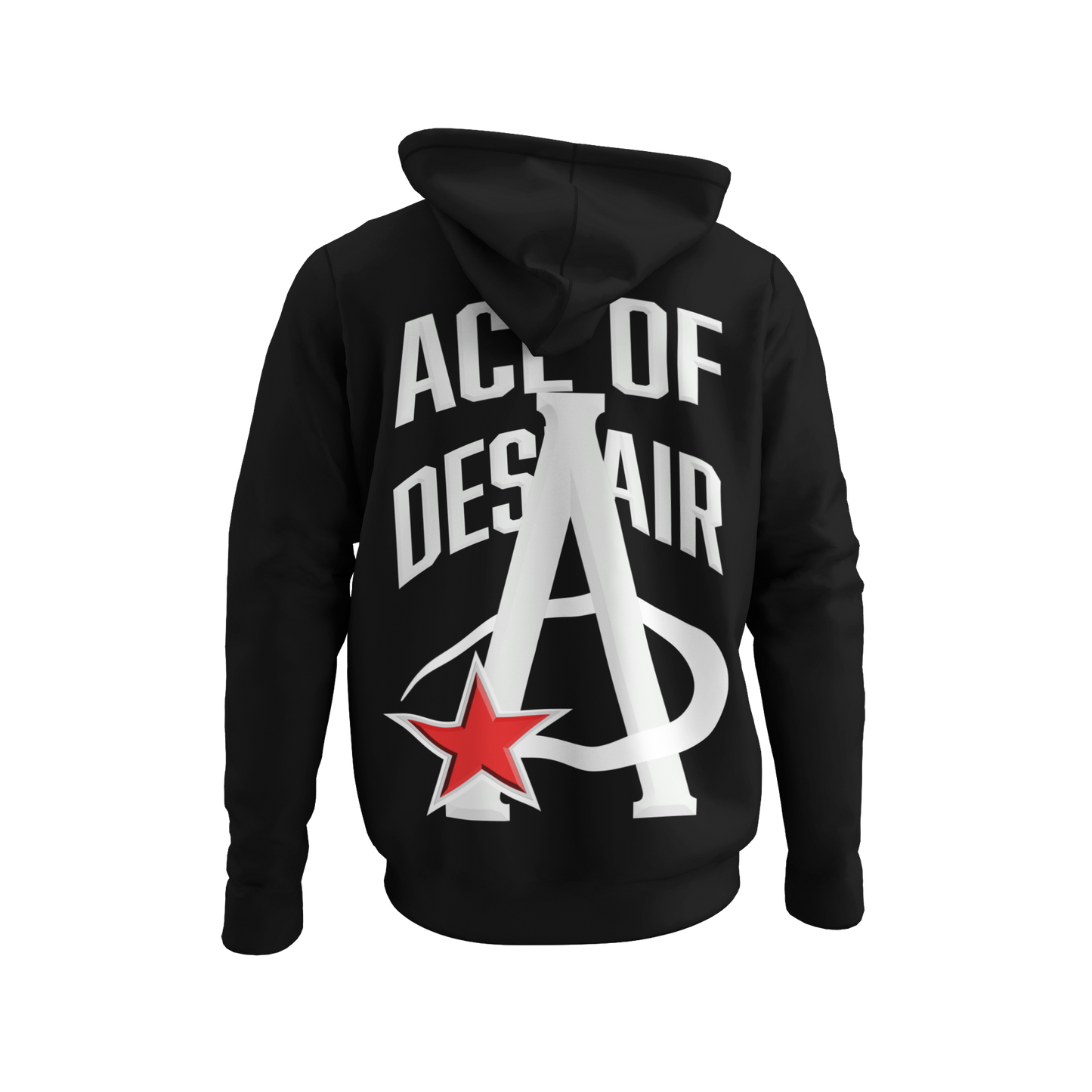 Black/ White - AOD Shooting Star Hoodies
