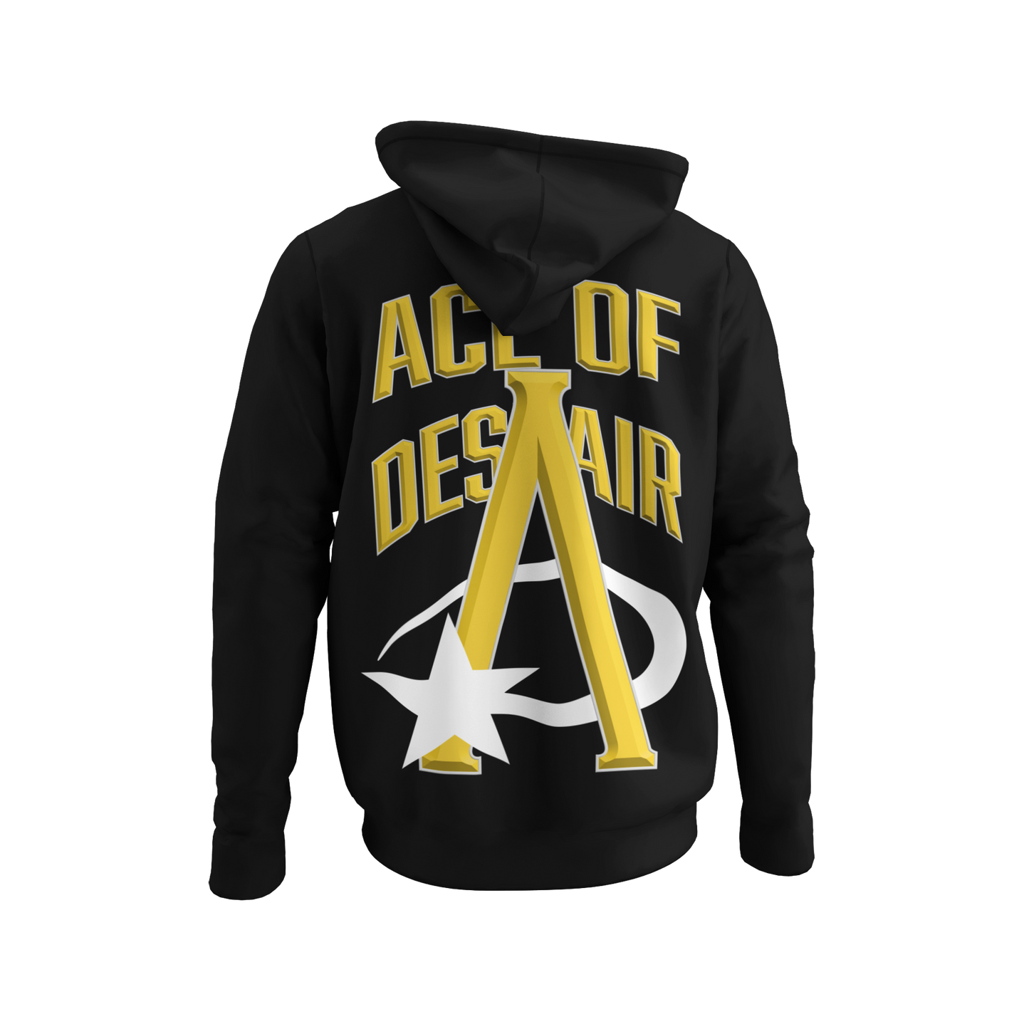Black/ Yellow - AOD Shooting Star Hoodies
