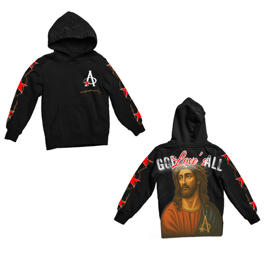 BLACK "GOD LOVE'S ALL" HOODIE COLLECTION **LIMITED EDITION**
