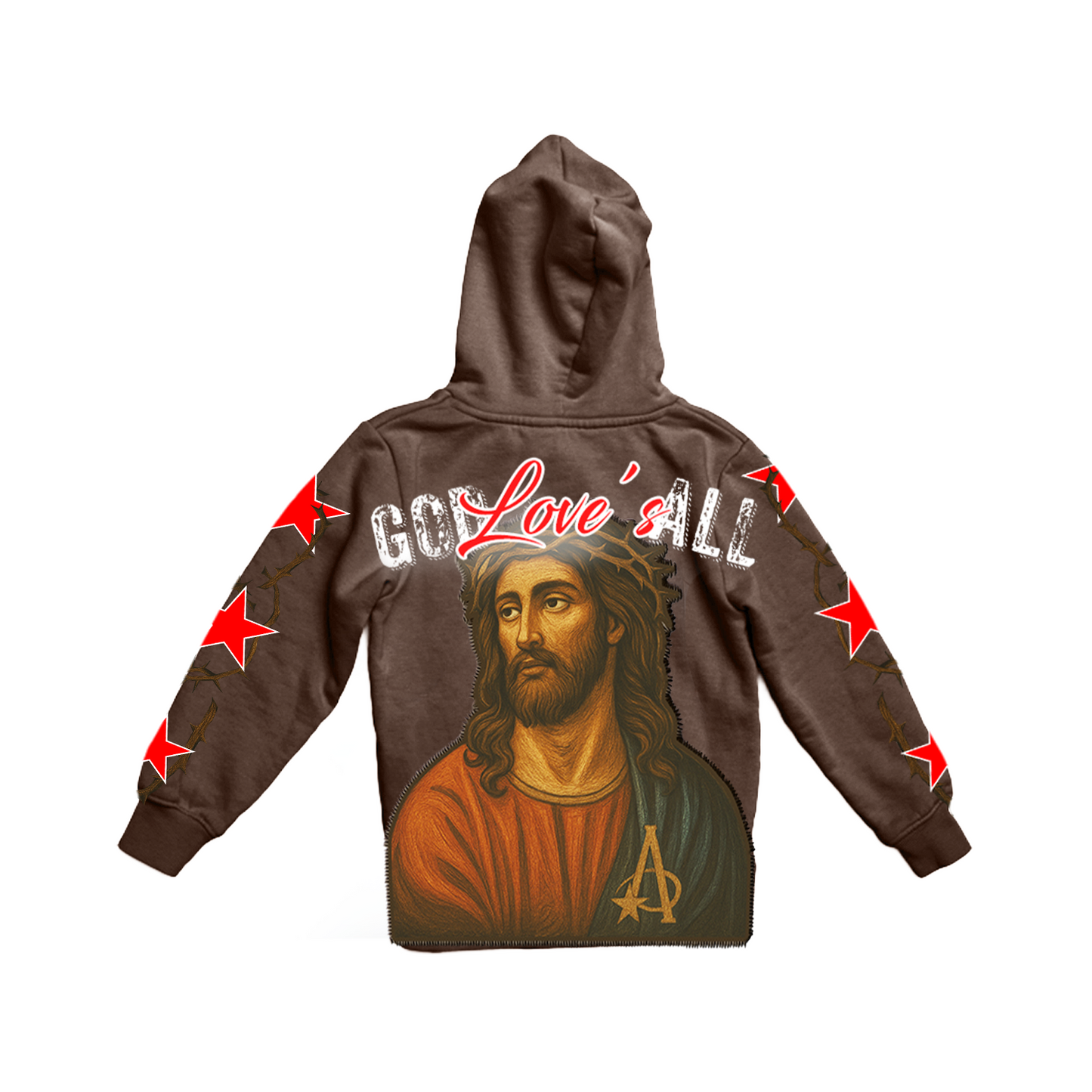 BROWN "GOD LOVE'S ALL" HOODIE COLLECTION **LIMITED EDITION**