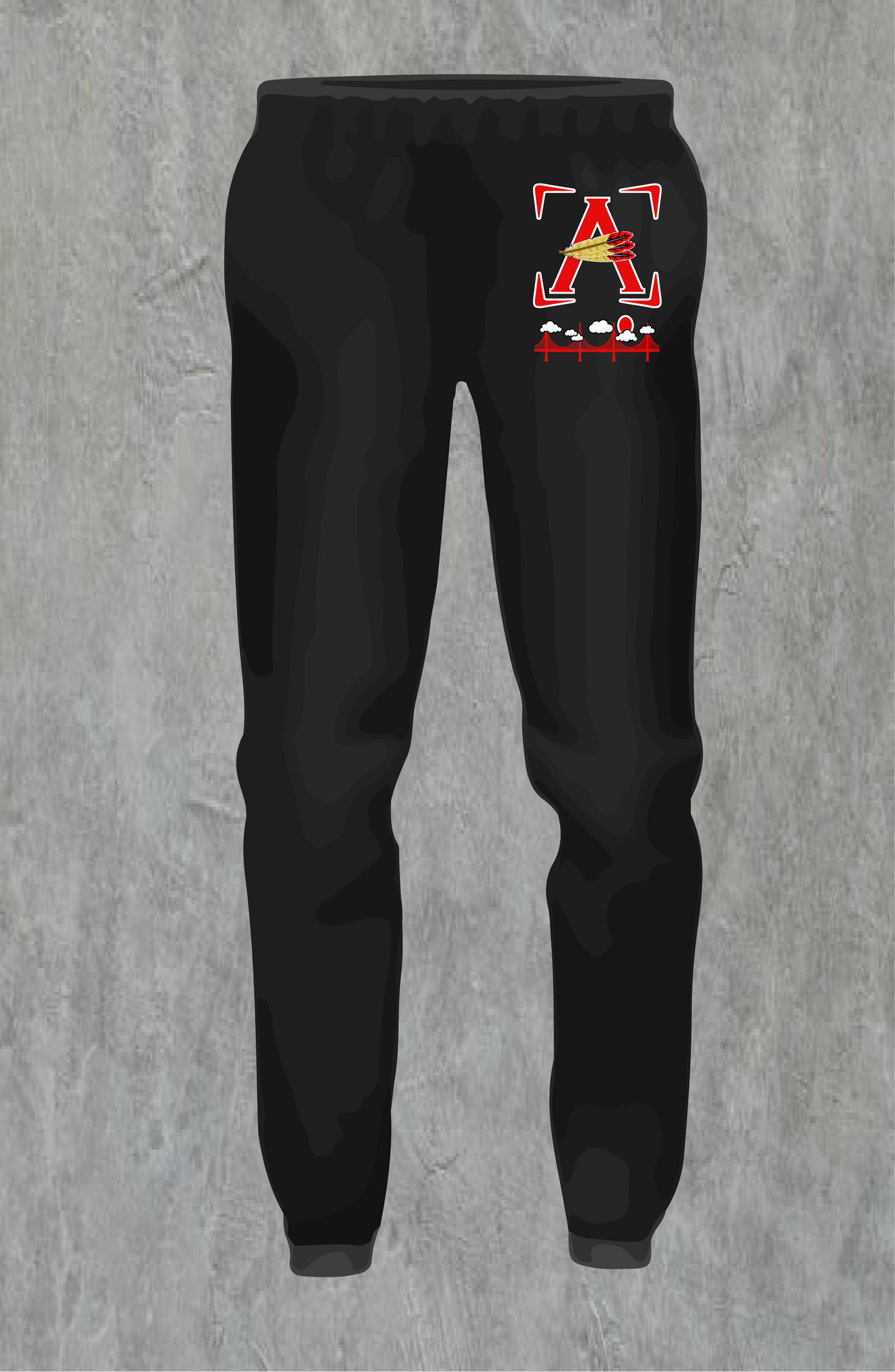 Sweat Joggers Blk/Red