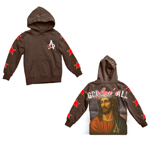 BROWN "GOD LOVE'S ALL" HOODIE COLLECTION **LIMITED EDITION**