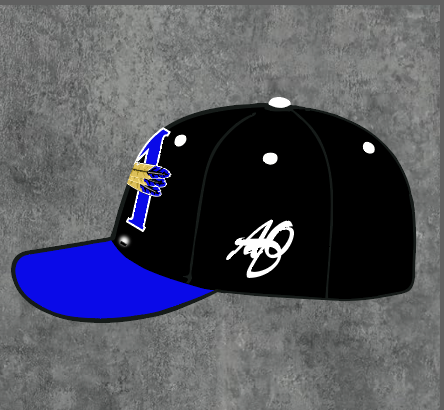 BLACK/ BLUE AOD SNAPBACK