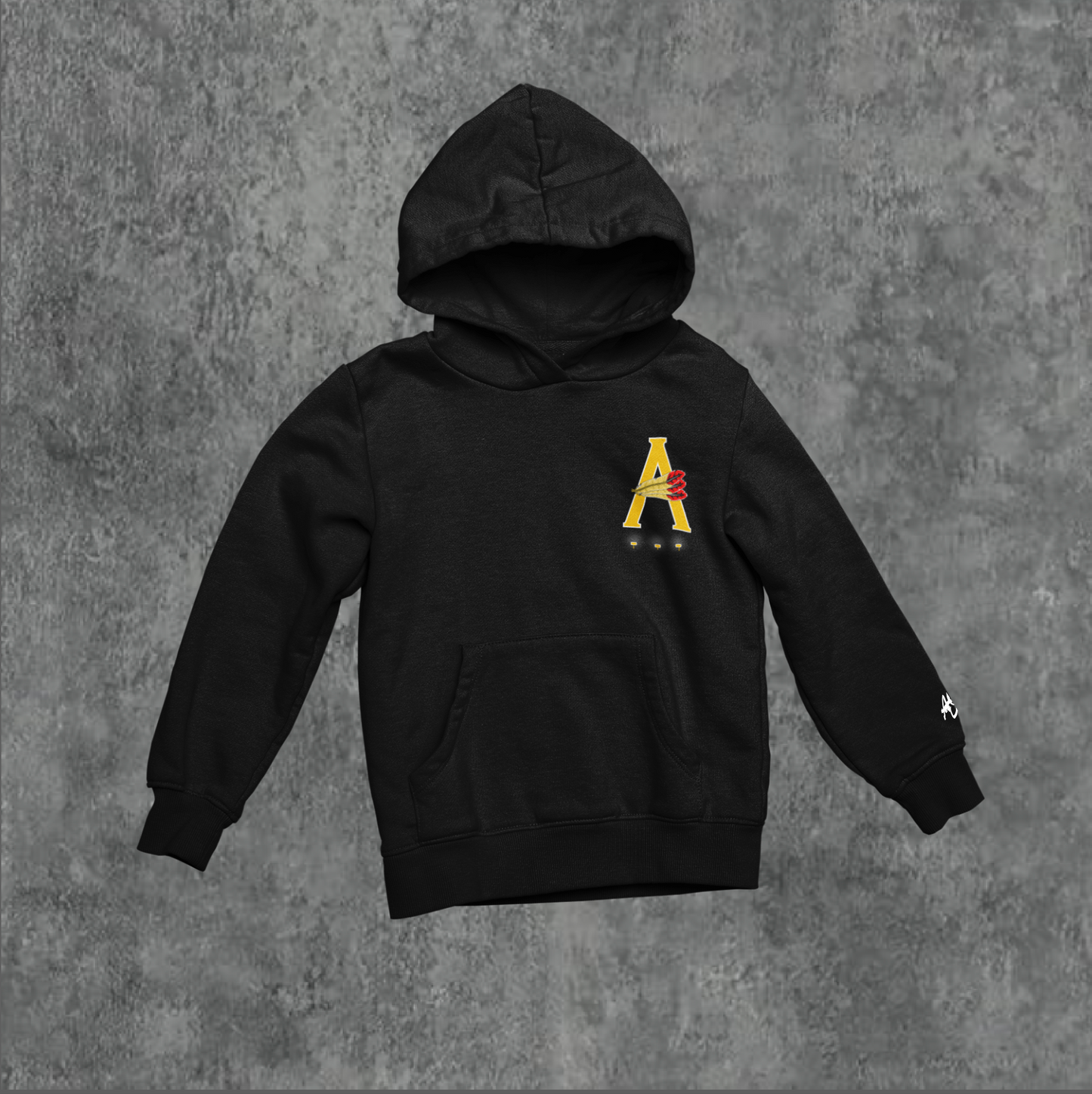 BLK/YELLOW- AOD BILLBOARD HOODIE