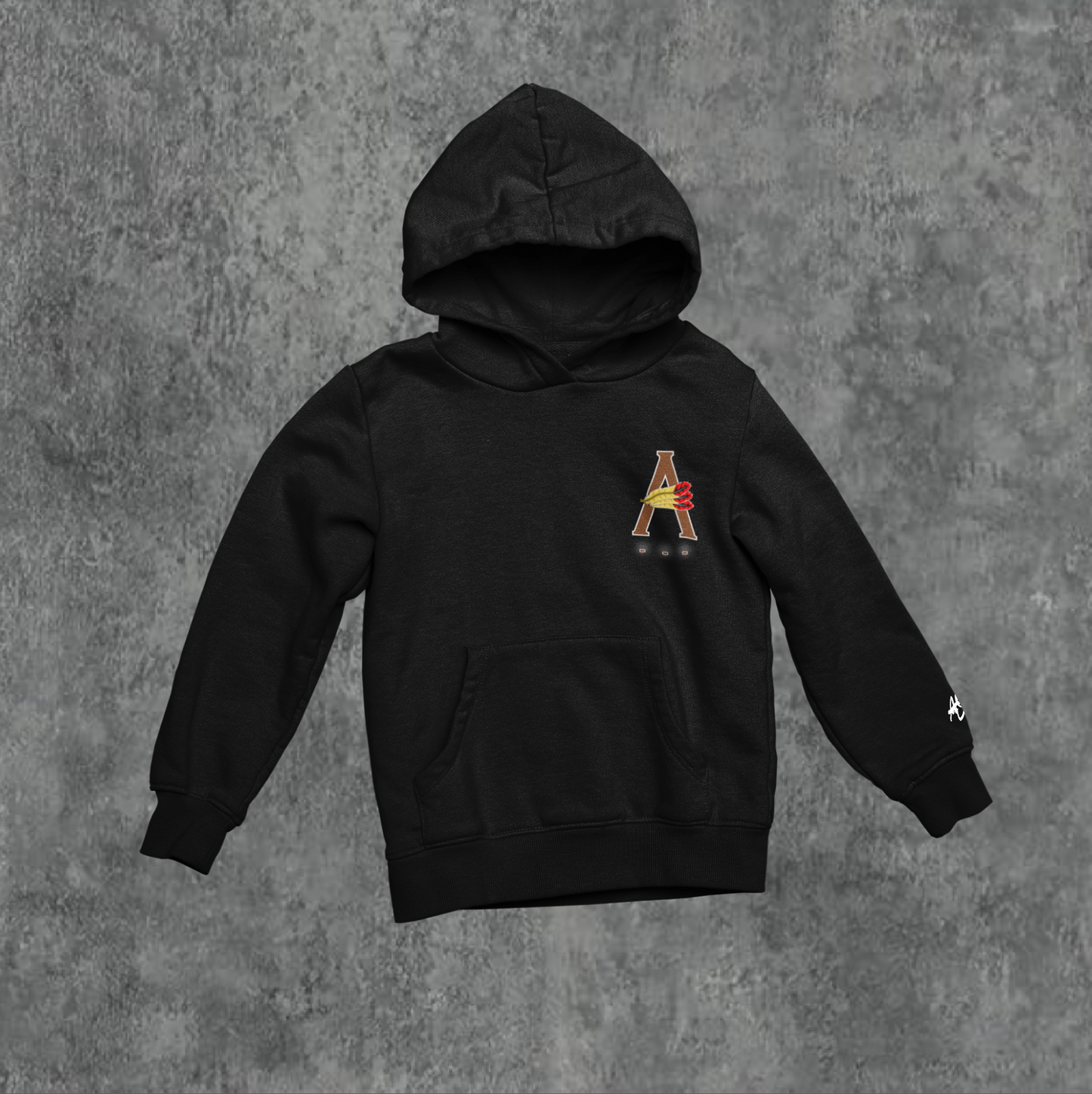 BLACK/BROWN- AOD BILLBOARD HOODIE