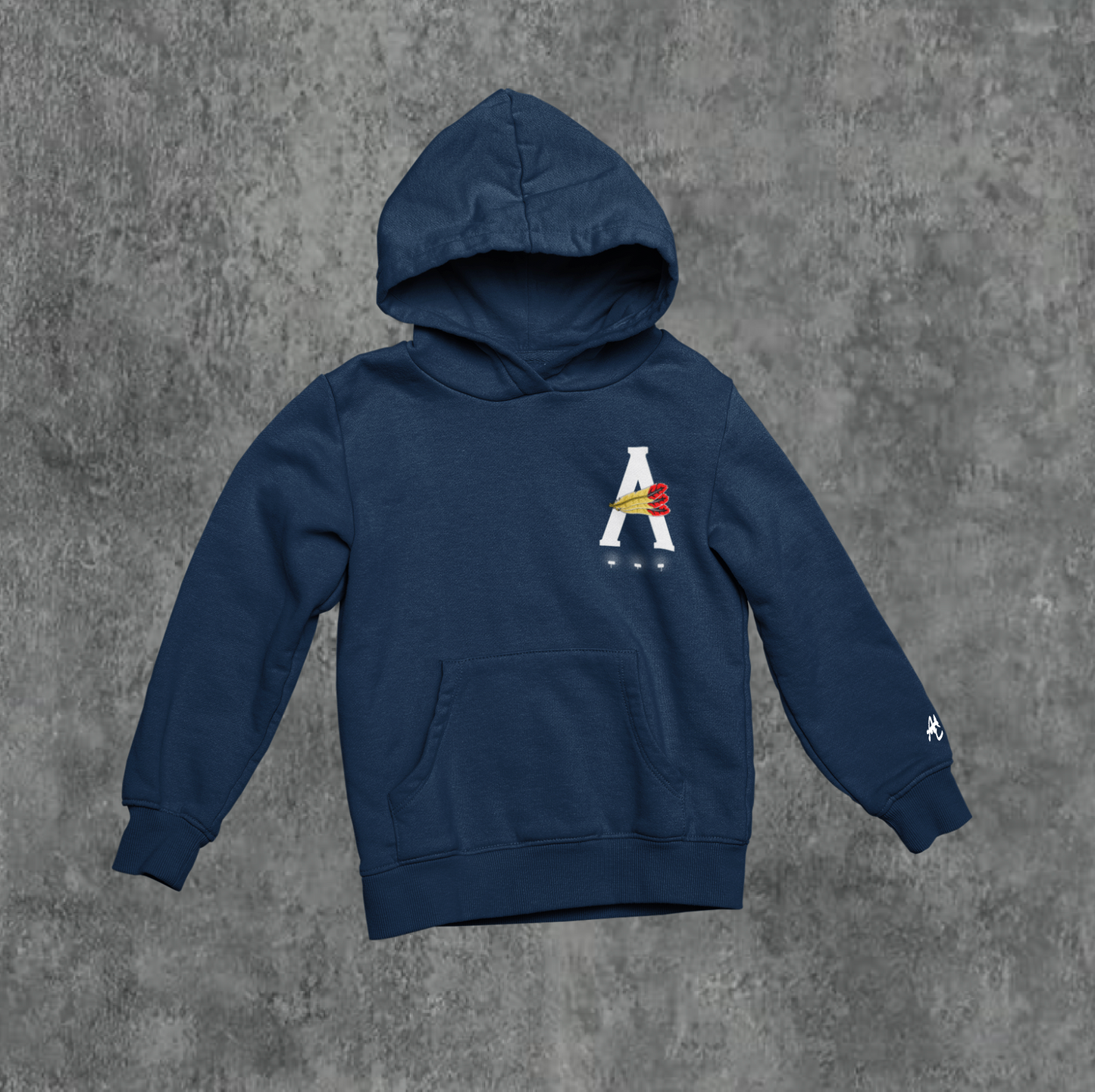 NAVY BLUE/ WHITE- AOD BILLBOARD HOODIE