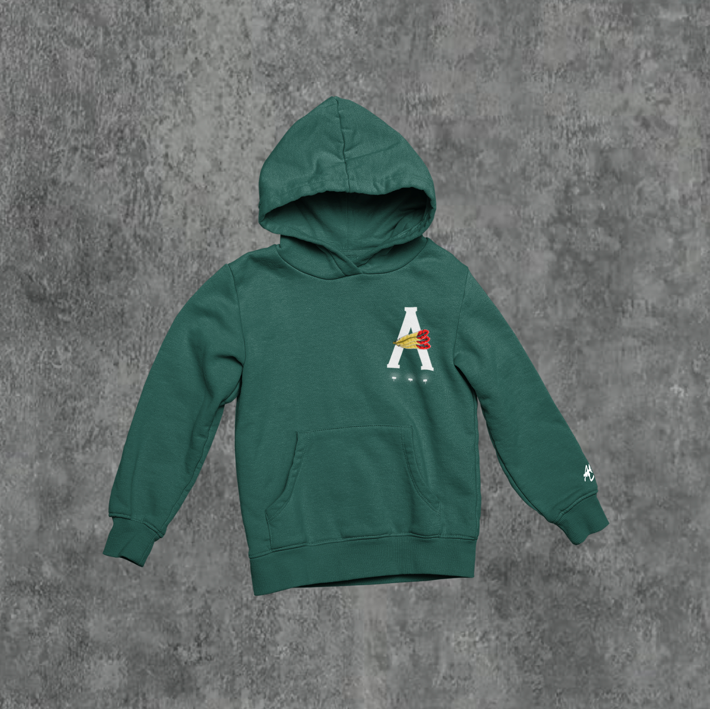 GREEN/ WHITE- AOD BILLBOARD HOODIE