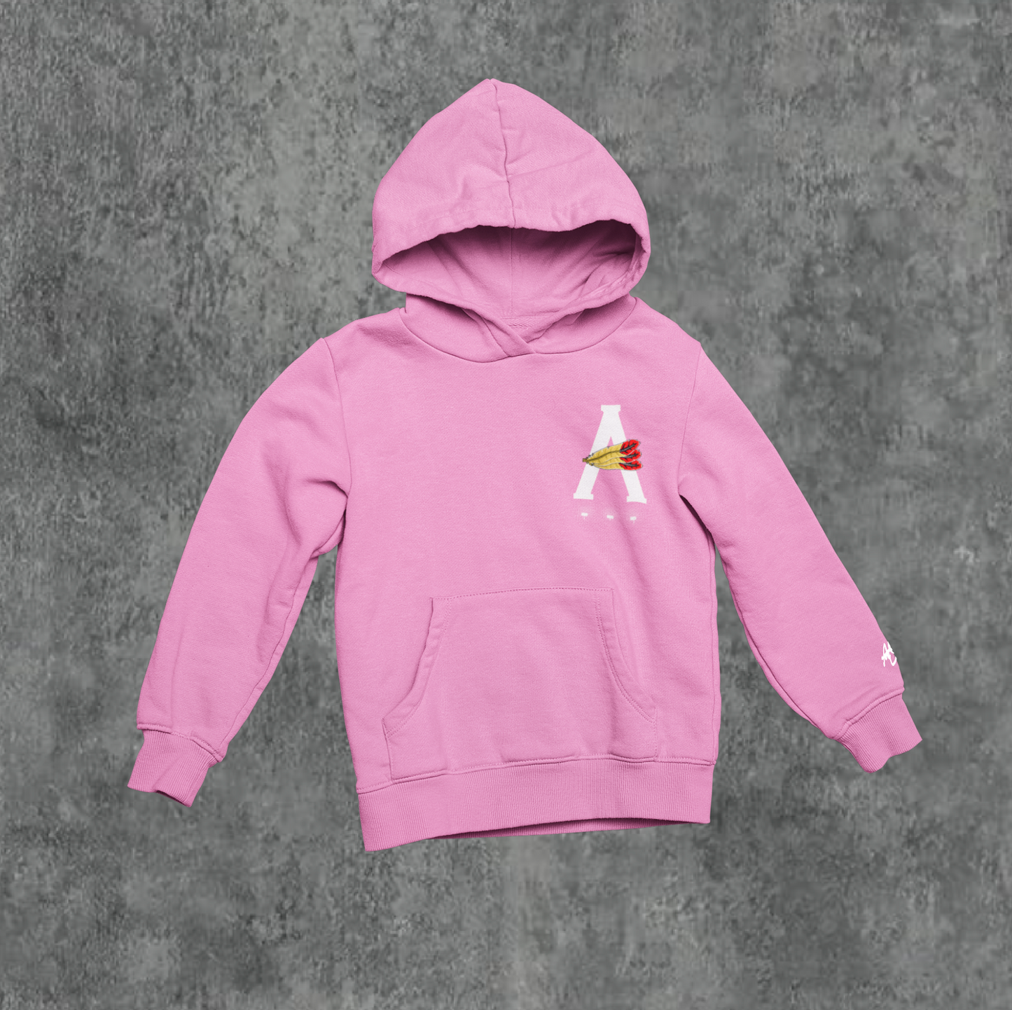 PINK/ WHITE- AOD BILLBOARD HOODIE