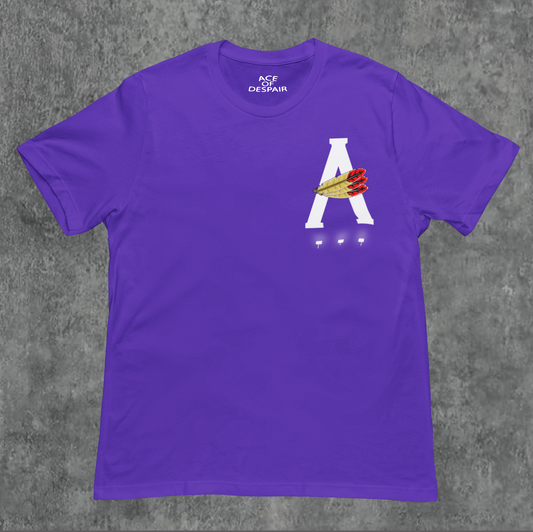 Purple/White AOD Billboard 6.4 Oz Tee