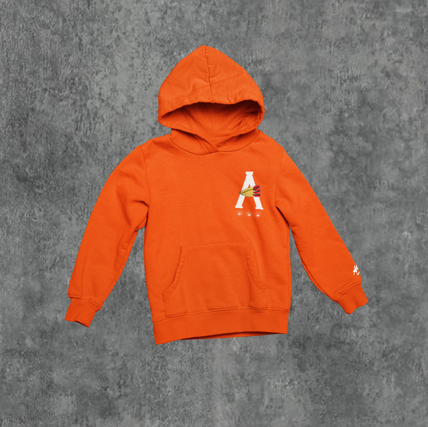 ORANGE/ WHITE- AOD BILLBOARD HOODIE