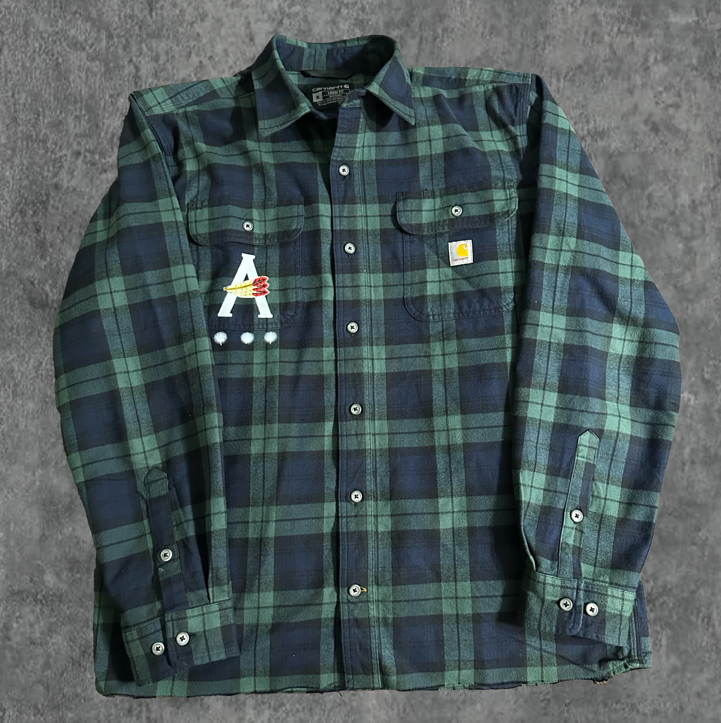 Green/ Blue "AOD" Flannels Jackets