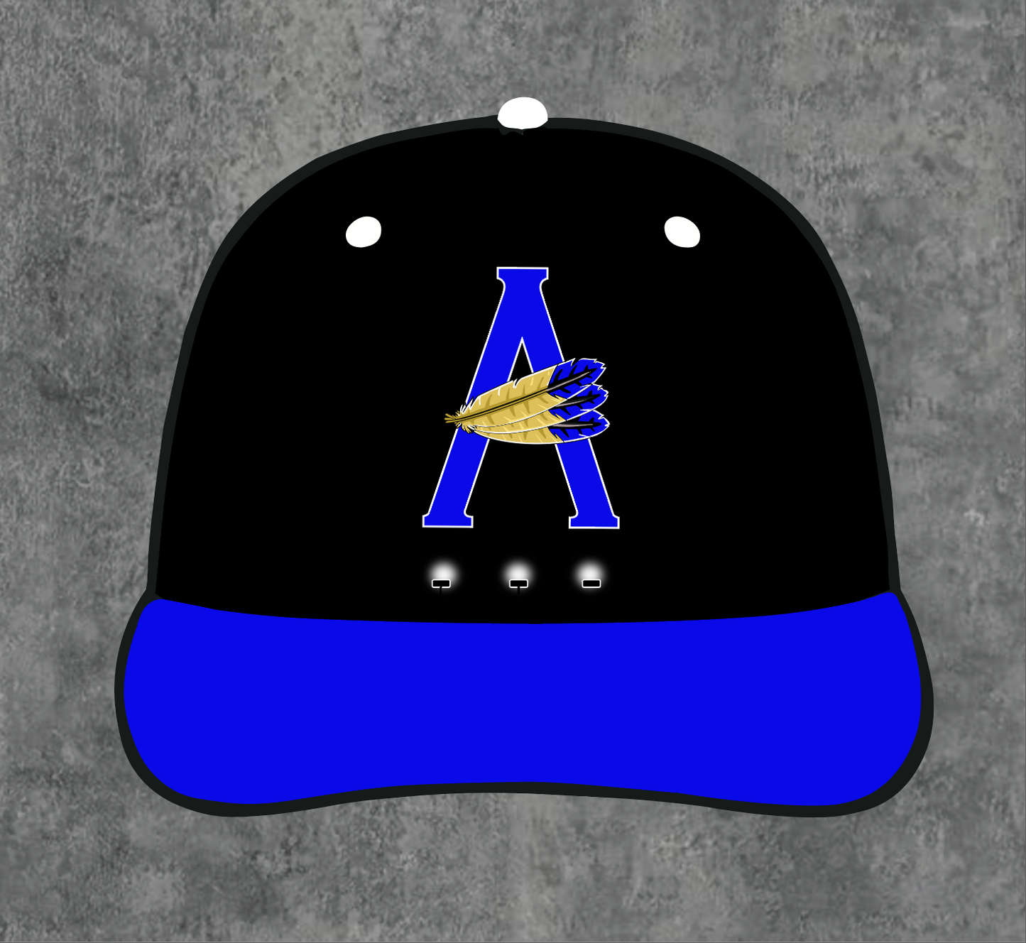 BLACK/ BLUE AOD SNAPBACK