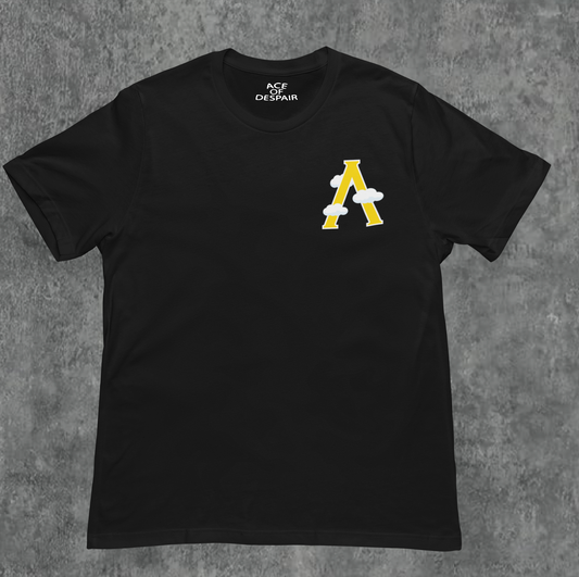 2. YELLOW/BLK AOD Cloud 9 6.4 oz Shirts