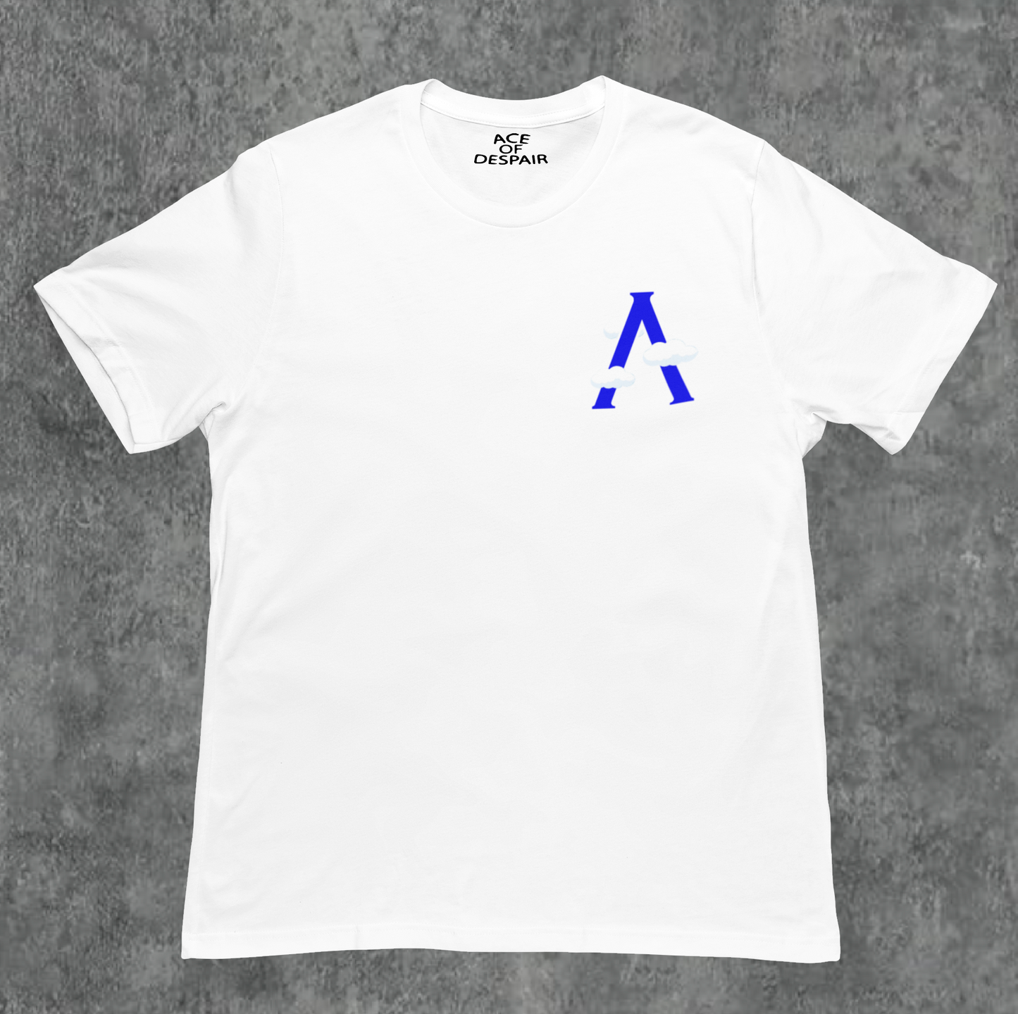 7. BLUE/WHITE AOD Cloud 9 6.4 oz Shirts