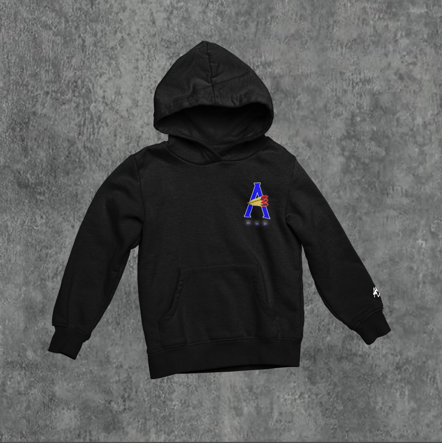 BLK/BLUE - AOD BILLBOARD HOODIE