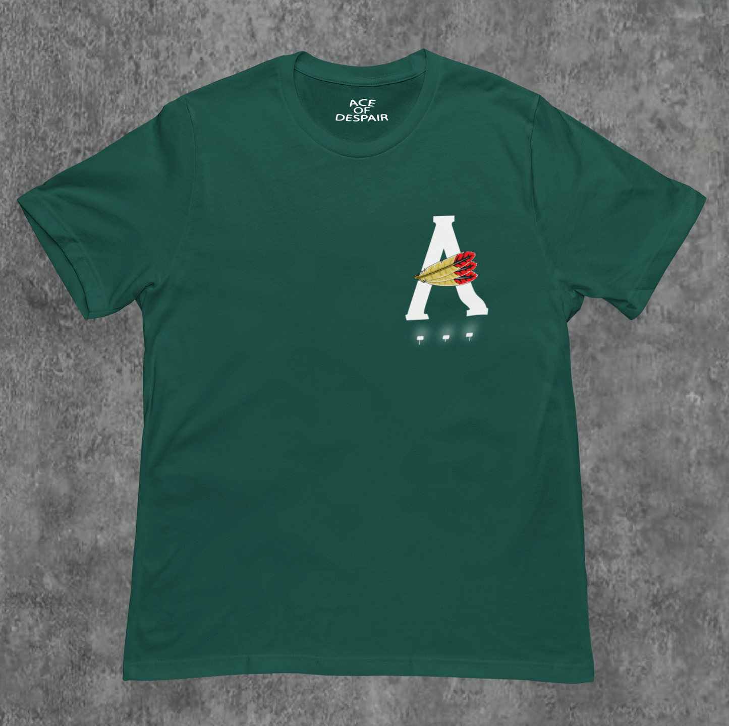 Green/White AOD Billboard 6.4 Oz Tee