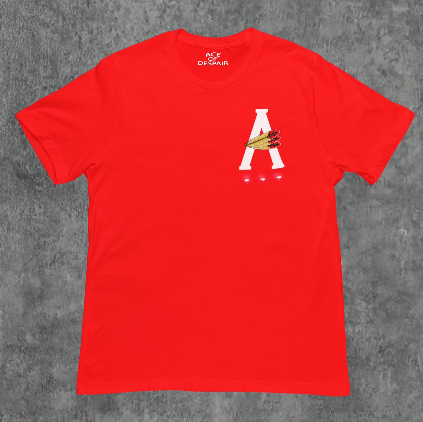 Red/White AOD Billboard 6.4 Oz Tee