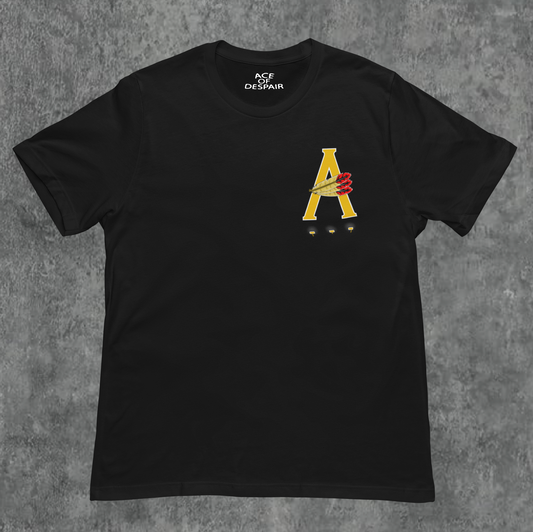 Black/Yellow AOD Billboard 6.4 Oz Tee