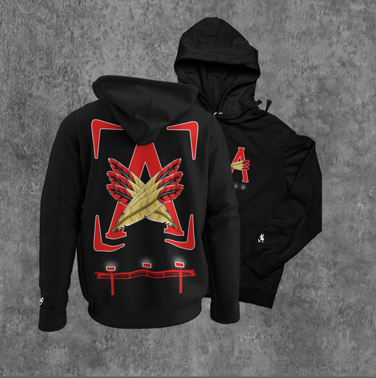 BLK/RED - AOD BILLBOARD HOODIE