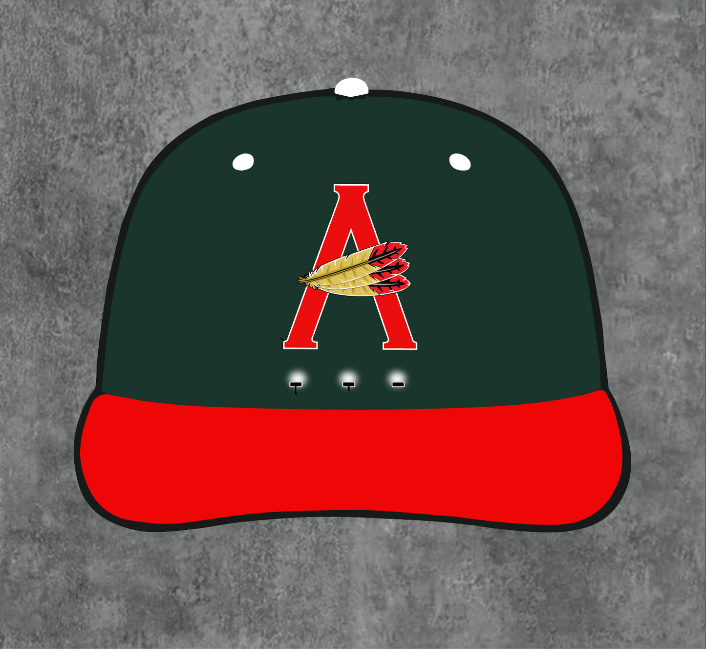 GREEN/RED AOD SNAPBACK