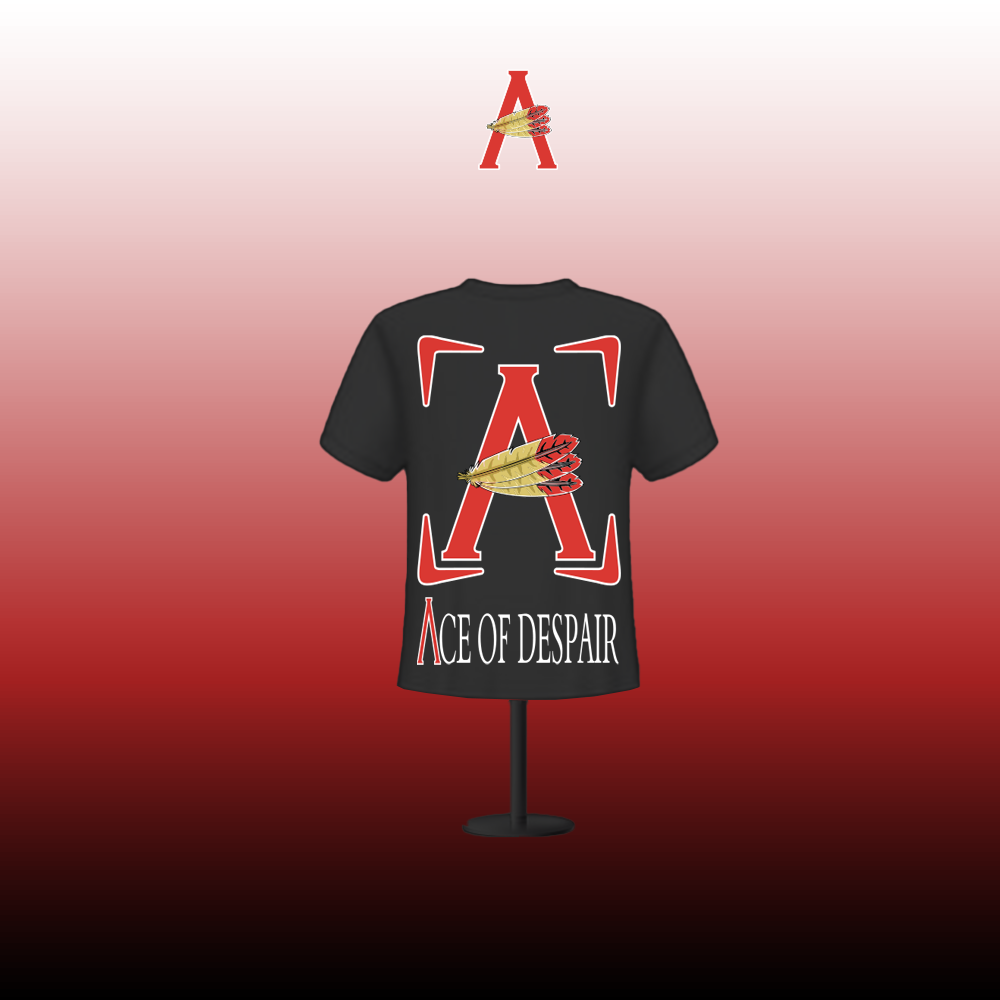 Blk/ Red AOD Tee